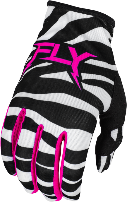 LITE UNCAGED GLOVES BLACK/WHITE/NEON PINK SM 377-741S image 1