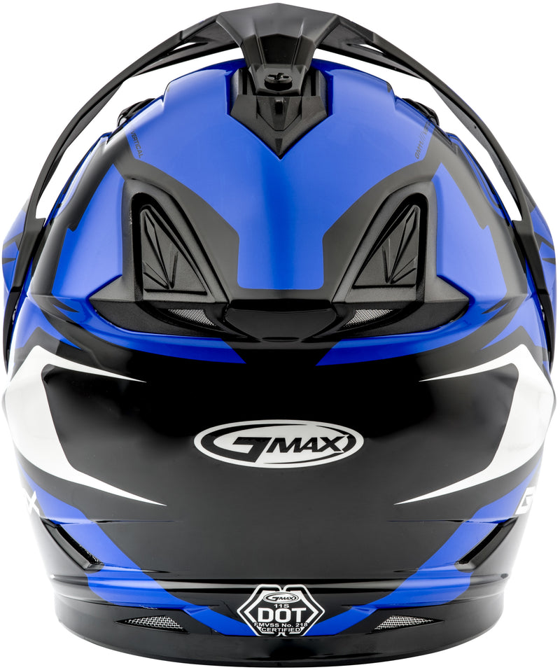 Load image into Gallery viewer, GM-11S DUAL-SPORT VERTICAL SNOW HELMET BLACK/BLUE SM G2111214 TC-2 image 4
