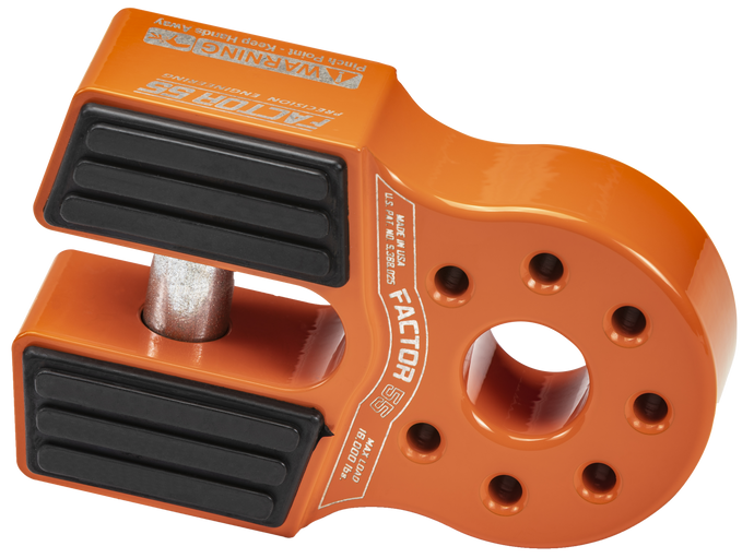 FLATLINK XTV WINCH SHACKLE ORANGE 00070-07 image 1