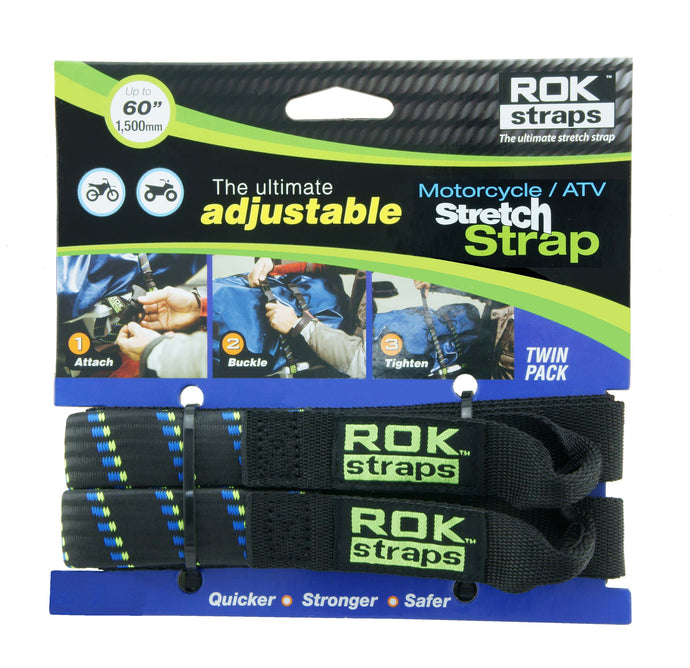 MOTORCYCLE STRAP BLACK/BLUE/GREEN 18