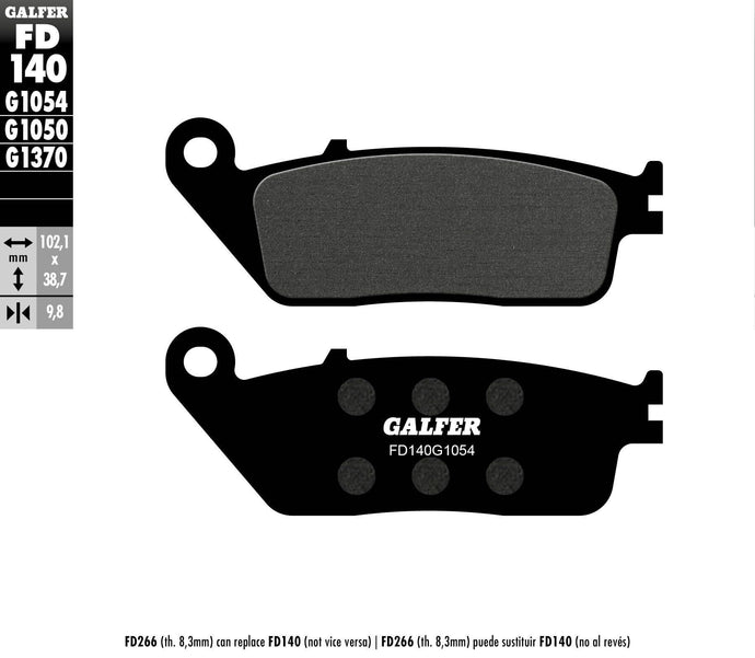 BRAKE PADS SEMI METALLIC FD140G1054 FD140G1054 image 1