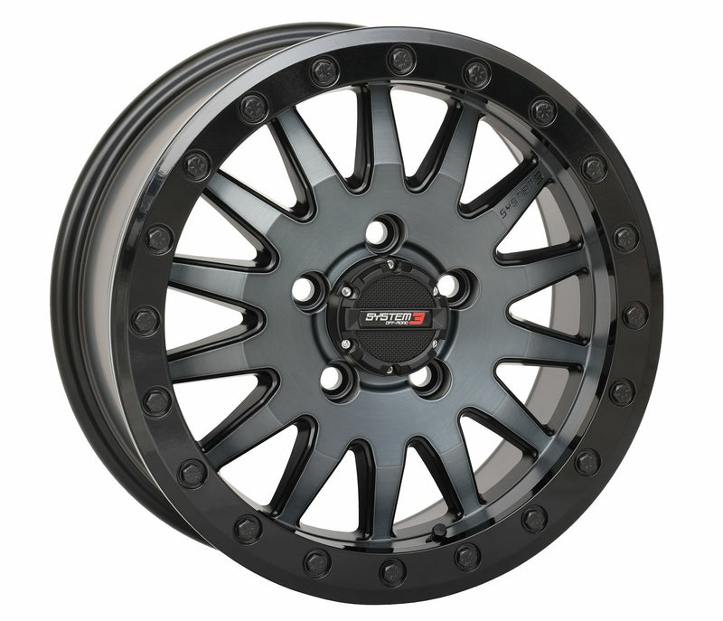 Load image into Gallery viewer, SB8 WHEEL 15X7 5+2 (+38MM) 5/4.5 MATTE BRUSHED GREY 15S3-8644 image 1
