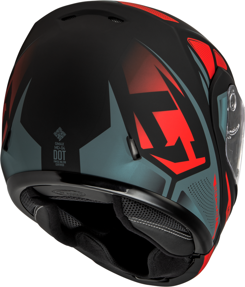 Load image into Gallery viewer, MD-04S SECTOR SNOW HELMET MATTE BLACK/RED XS M2043153 image 4
