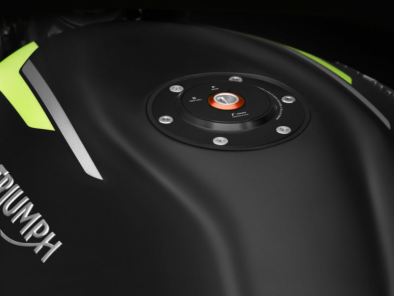 Load image into Gallery viewer, GAS CAP LOCKING BLACK TRI TF030B image 2
