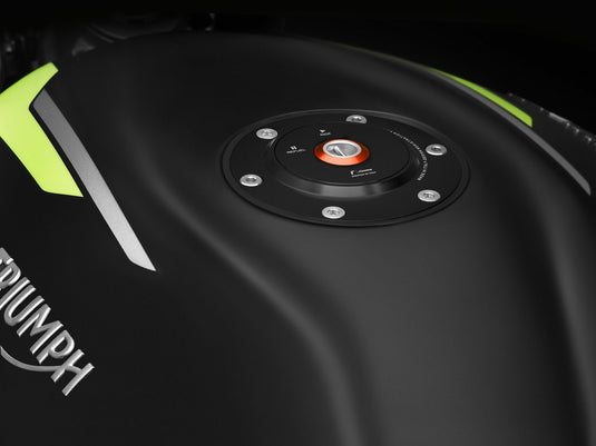 GAS CAP LOCKING BLACK TRI TF030B image 2