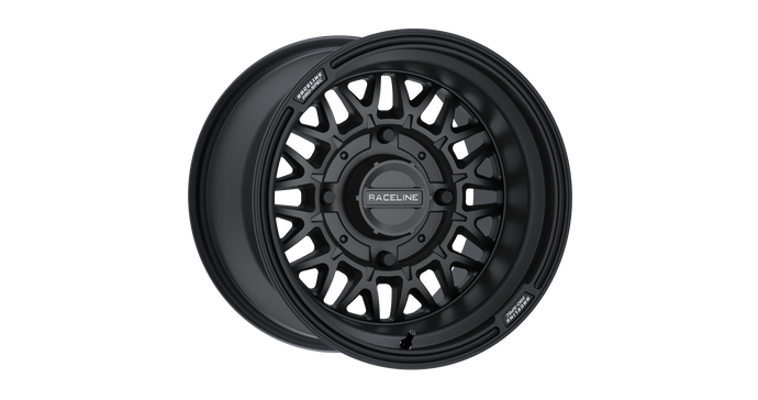 RACELINE OMEGA 15X10 4/156 5+5 (0MM) SATIN BLACK A13B-51056-00 image 1