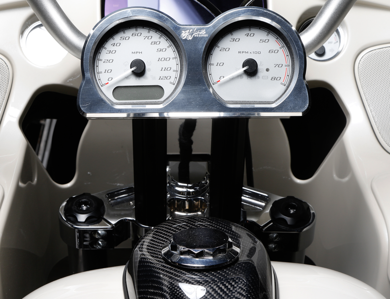 Load image into Gallery viewer, DUAL GAUGE ROAD GLIDE RAW HDB1030R image 4
