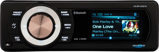 BLUETOOTH USB/MP3 MEDIA PLAYER W/ AM/FM RADIO AQ-MP-5UBT-H image 1