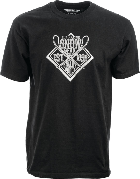 FLY FOCUS SNOW TEE BLACK LG 352-0900L image 1