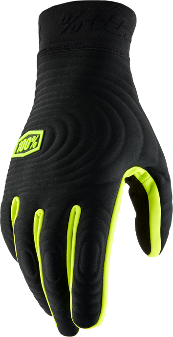 BRISKER XTREME GLOVES BLACK/FLUO YELLOW MD 10030-00002 image 1
