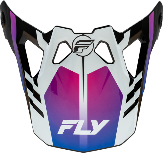 FORMULA CP KRYPTON VISOR WHITE/BLACK/PURPLE YS-S 73-0048 image 1