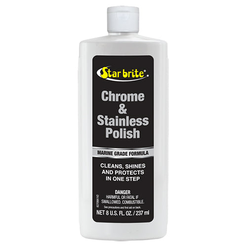 CHROME & STAINLESS POLISH 8 OZ