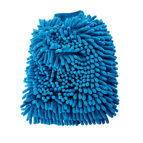 WASH MITT MICRO FIBER REGGAE (BLUE)