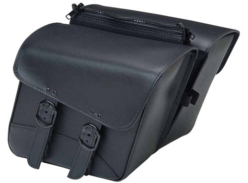 WILLIE & MAX BLACK JACK COMPACT SLANT SADDLEBAG SET