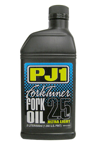 PJ1 FORK TUNER OIL  2.5 WT.-1/2 LITER