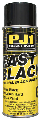 PJ1 SPRAY GLOSS BLACK EPOXY PAINT- 250F, 11OZ.