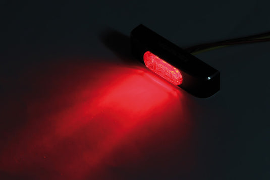 CONERO T2 LED TAILLIGHT EACH RED LENS BLACK 255-168 image 2