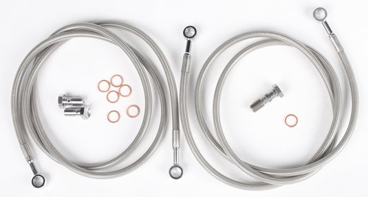 BRAKELINE FRONT 2-LINE SUZ STD LT250-2F image 1