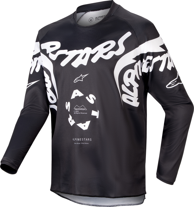 Load image into Gallery viewer, YOUTH RACER HANA JERSEY BLACK/WHITE SM 3778324-12-S image 1
