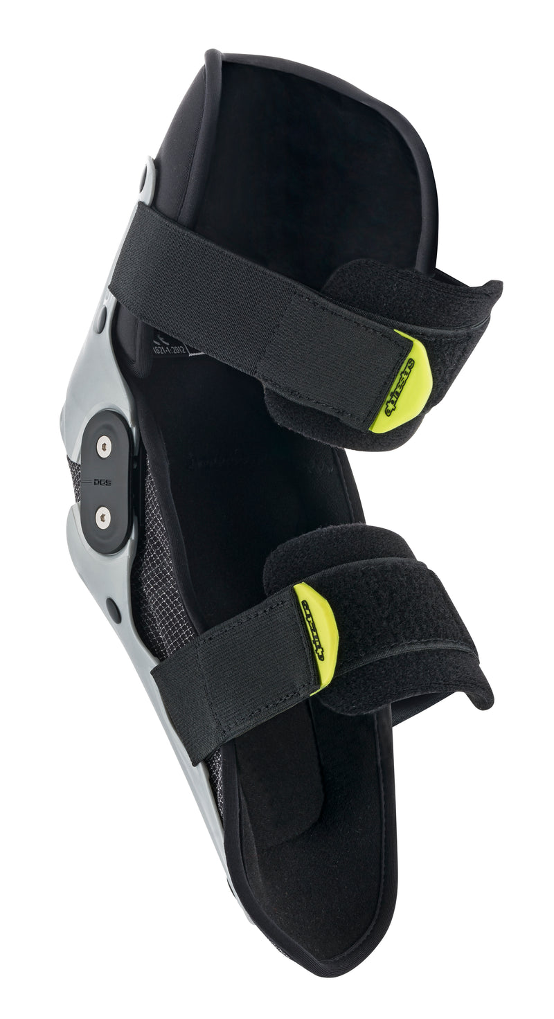 Load image into Gallery viewer, YOUTH SX-1 KNEE GUARDS SILVER/YELLOW LG/XL 6546319-195-L/XL image 2
