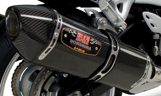 EXHAUST STREET R-77 SLIP-ON SS-CF-CF DUAL 1121202 image 1