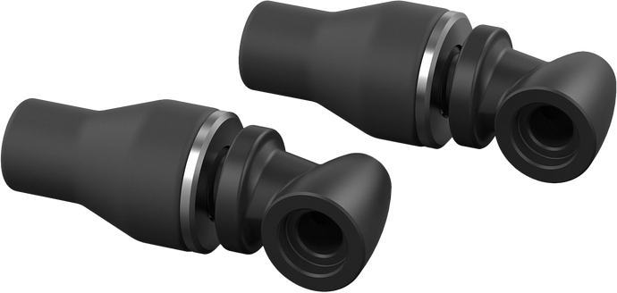 TURN SIGNAL HOLDER LIGHT UNIT PAIR BLACK FR440B image 1