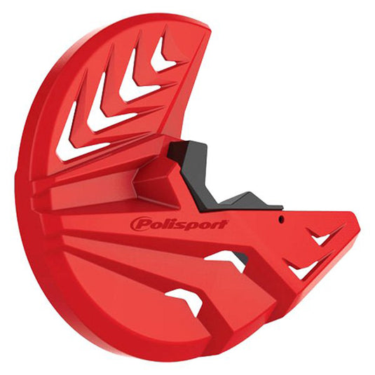 POLISPORT DISK & BOTTOM FORK PROTECTOR, RED CR04/BLACK
