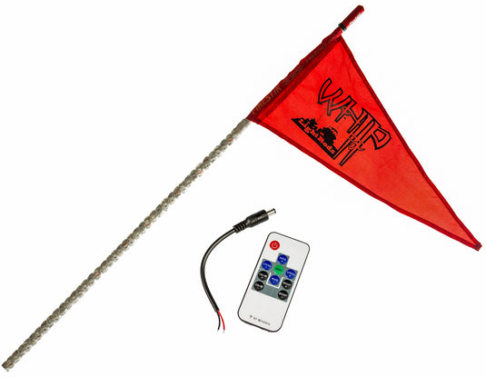 WHITE 7FT LED FLAG 36-2134 image 1