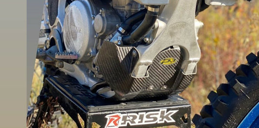 SKID PLATES CARBON FIBER YAM 307073 image 1