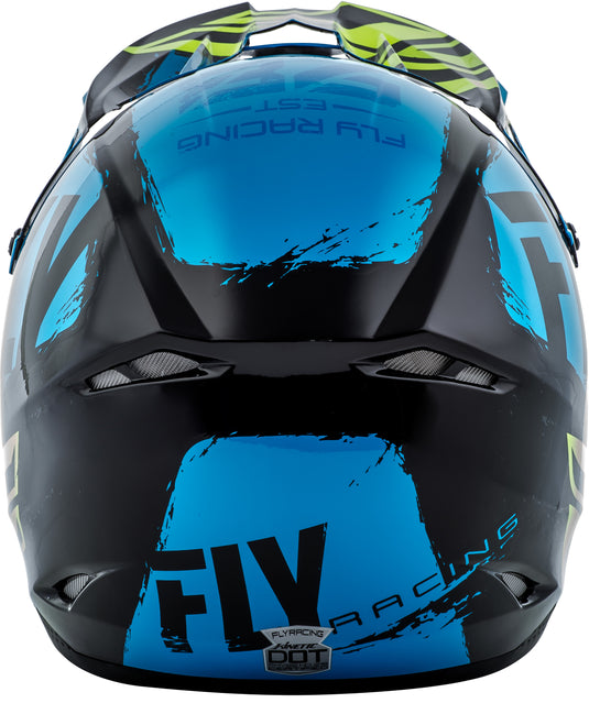 KINETIC BURNISH HELMET BLUE/BLACK/HI-VIS LG 73-3393-7-L image 3