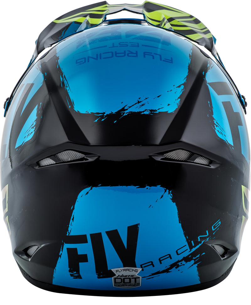 Load image into Gallery viewer, KINETIC BURNISH HELMET BLUE/BLACK/HI-VIS MD 73-3393-6-M image 3
