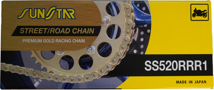 CHAIN RRR1 SEALED 520X116 GLD/GLD SS520RRR1-116 image 1