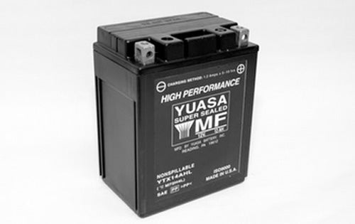 YUASA YTX14AHL-BS H-PERFORMANCE MF BATTERY