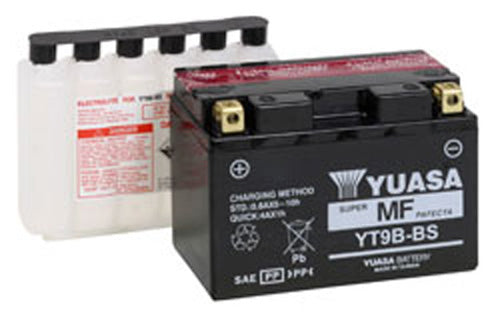 YUASA YT9B-BS MAINTENANCE FREE12 VOLT BATTERY