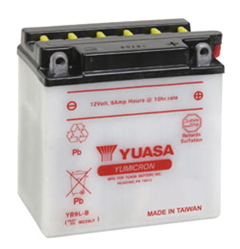 YUASA YB9L-B YUMICRON-12 VOLT BATTERY