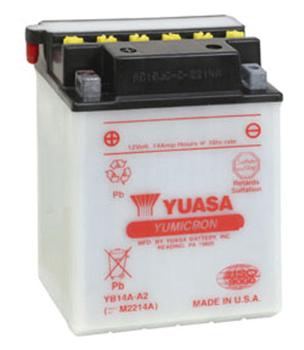 YUASA YB14A-A2 YUMICRON-12 VOLT BATTERY