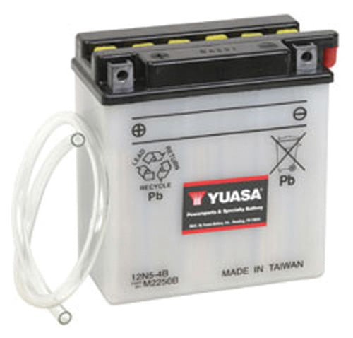 YUASA 12N5-4B CONVENTIONAL 12 VOLT BATTERY