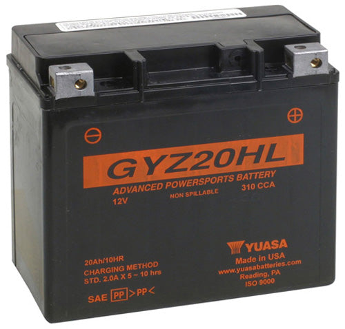 YUASA GYZ20HL FACTORY ACTIVATED BATTERY