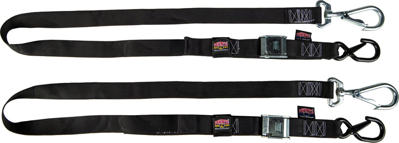 Load image into Gallery viewer, TIE-DOWN CAM SEC HOOKS/SWIVEL 1.5&quot;X6&#39; BLK/BLK  W/STORAGE BAG 29622-SB image 1
