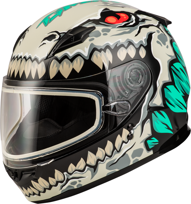 YOUTH GM-49Y DRAX SNOW HELMET SILVER YS F2499120 image 1