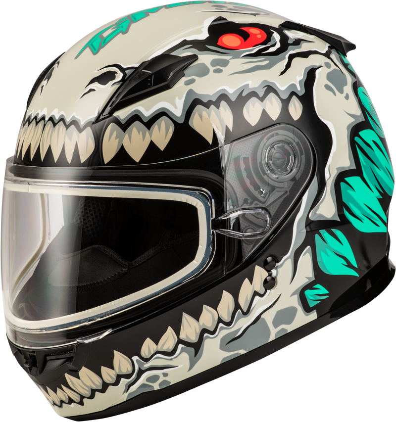 Load image into Gallery viewer, YOUTH GM-49Y DRAX SNOW HELMET SILVER YS F2499120 image 1
