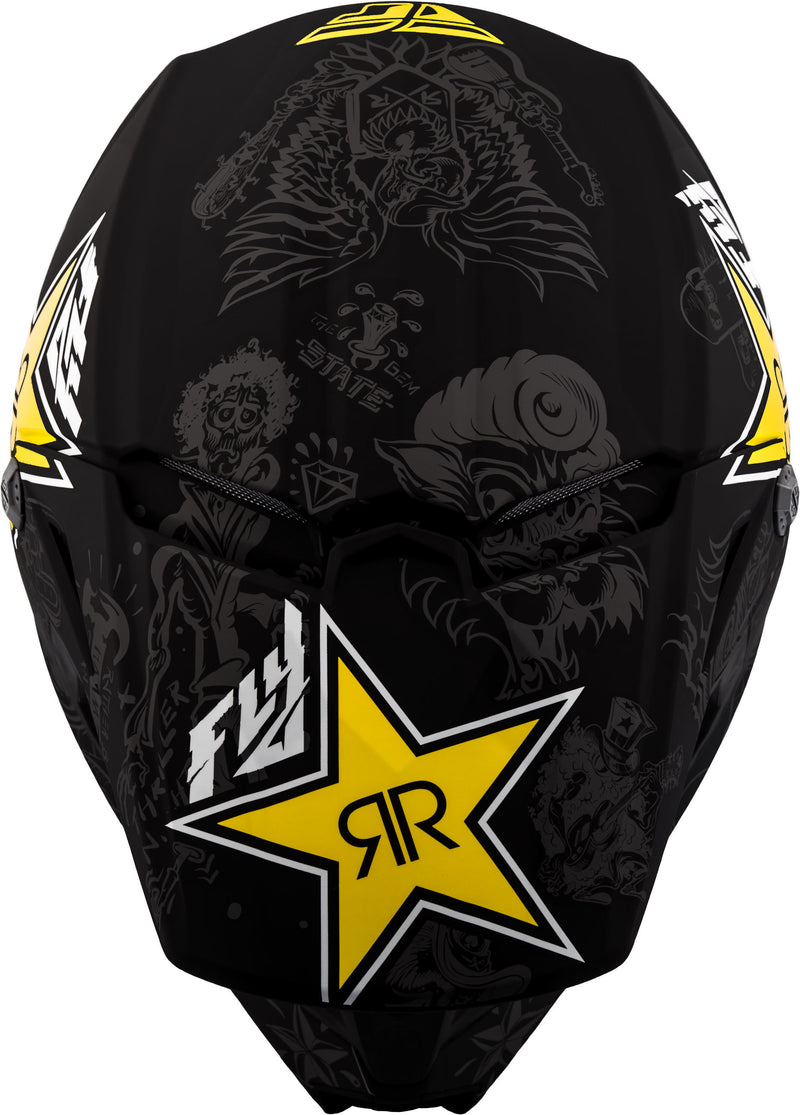Load image into Gallery viewer, ELITE ROCKSTAR HELMET MATTE BLACK/GREY LG 73-3308-7-L image 5
