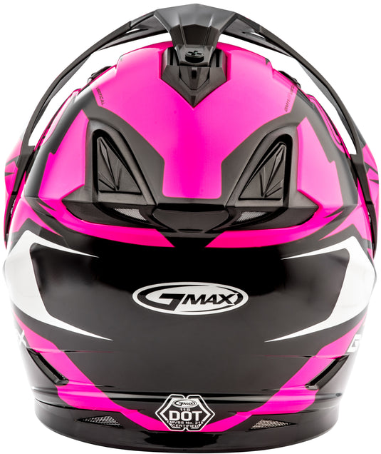 GM-11S DUAL-SPORT VERTICAL SNOW HELMET BLK/NEON PINK XS G2111403 TC-14 image 4
