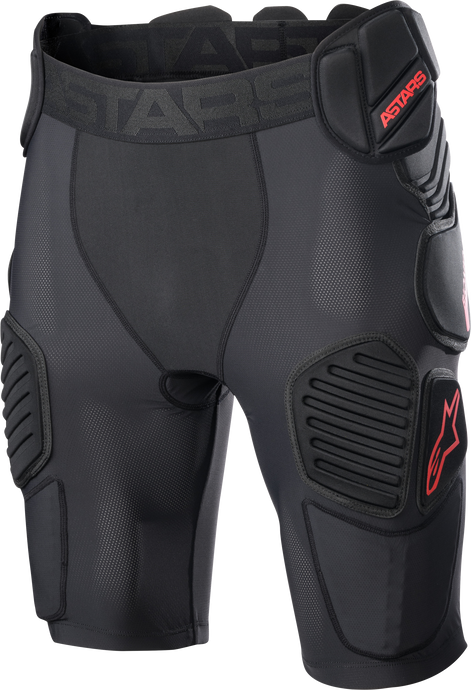 BIONIC PRO PROTECTION SHORTS BLACK/RED 2X 6507523-13-XXL image 1