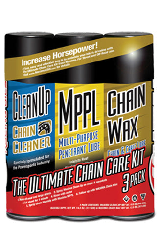 CHAIN WAX ULTIMATE CHAIN CARE COMBO, 3PK AEROSOL