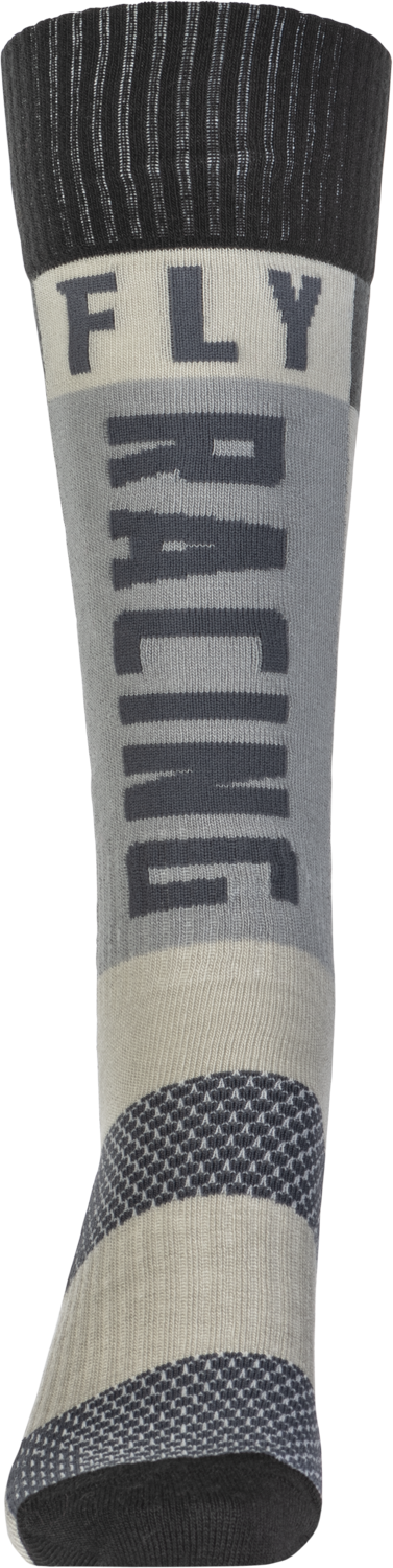 MX SOCKS THICK GREY/BLACK SM/MD 350-0552S image 2