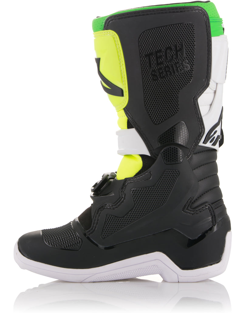Load image into Gallery viewer, TECH 7S PRODIGY BOOTS BLACK/WHITE/YELLOW SZ 06 2015017-1025-6 image 5
