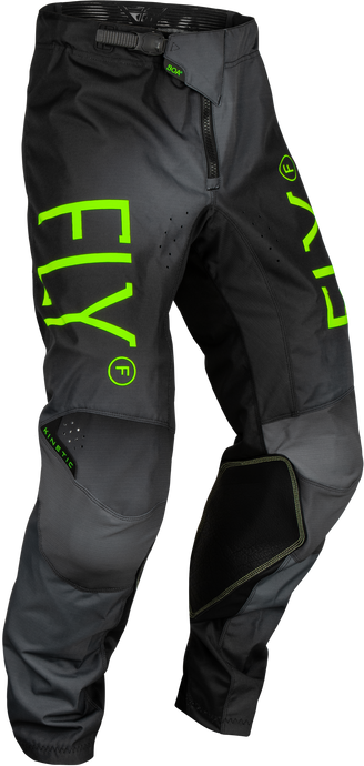 YOUTH KINETIC PRODIGY PANTS CHAR/NEON GREEN/TRUE BLU SZ 24 377-53624 image 1