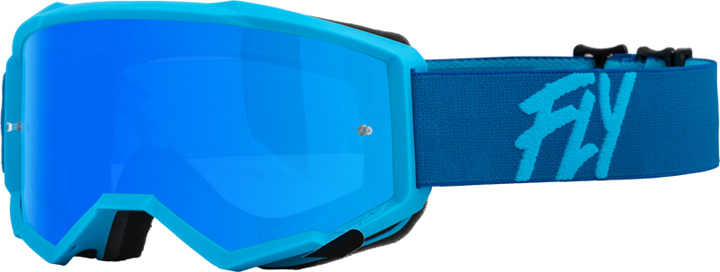 Load image into Gallery viewer, YOUTH ZONE GOGGLE BLUE W/ SKY BLUE MIRROR/SMOKE LENS 37-51722 image 1
