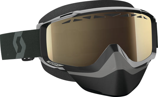 S/S 51-1452 GOGGLE SPLIT OTG SNO-X BLK/WHT L/S BRNZ CHROME 262586-1007245 image 1